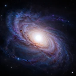 galaxy collapse, powerful implosion, universe disruption, digital art