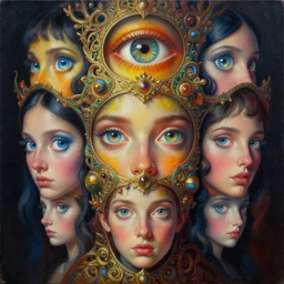intricate five cinematicverse, oil on canvas, hdr, high detail, photo realistic, hyperrealism, surrealism, cinematic, matte finish, high contrast, 3 d depth, centered, masterpiece, vivid and vibrant colors, enhanced light effect, enhanced eye detail, artstationhd