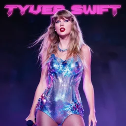 Taylor swift cyberpunk album cover
