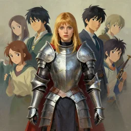 symmetrical centered painted portrait, Imogen Poots as a paladin, matte painting concept art, official fanart behance hd artstation by Jesper Ejsing, by RHADS and Makoto Shinkai and Lois van baarle and ilya kuvshinov and rossdraws