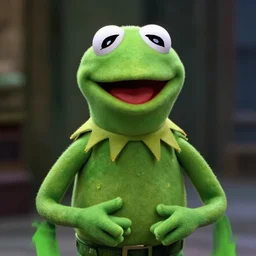 kermit the frog as neo in the matrix ( 1 9 9 9 )