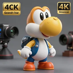 Yoshi in Gears of War, highly detailed, high quality, HD, 4k, 8k, Canon 300mm, professional photographer, 40mp, lifelike, top-rated, award winning, realistic, sharp, no blur, edited, corrected, trending