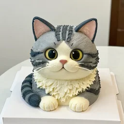 a a cake that looks like a real cat