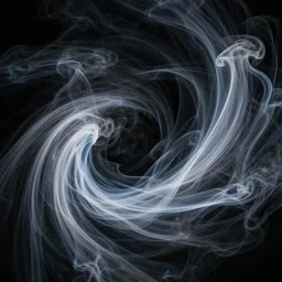 swirling light streaks and ornate flowing smoke streams and smooth particle effects, fume fx,