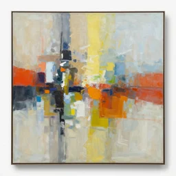 an expensive abstract painting. trending.
