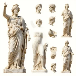 greek statue props spritesheet