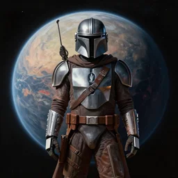a volcanic planet as seen from orbit concept art by Doug Chiang, cinematic, realistic painting, high definition, very detailed, extremely high detail, photo realistic, concept art, the Mandalorian concept art style