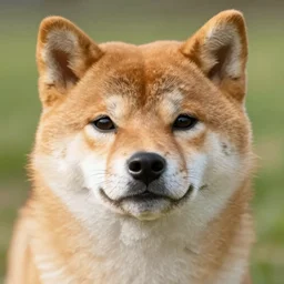 award winning wildlife photography, Big fluffy shiba inu cat hybrid, close up of face, zoom in on face, wildlife photography by Paul Nicklen, national geographic, perfect lighting