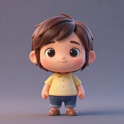 a centered render of an ultra cute and adorable charcter by dreamworks, by pixar, by viktoria gavrilenko, by leticia gillett, octane render, 3 d, 8 k
