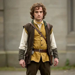 DC's character Robin costume as Frodo, dslr photo