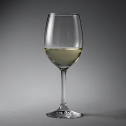glass of wine, caustics, studio photograph