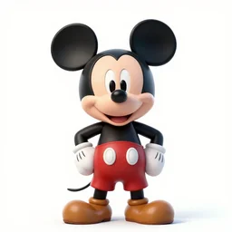 mickey mouse as barbarian, photoreal by disney
