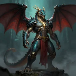 Dragon Pope by Randy Vargas. Digital Art. HQ. Trending on Artstation. Dramatic lighting