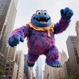 a photograph of the giant flying spaghetti monster above new york city, 8 k photograph, sharp focus, hyper detailed