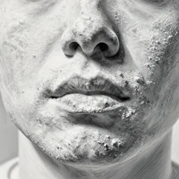 court sketch amber heard nose and mouth covered with white powder