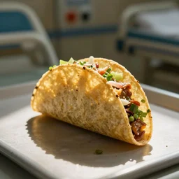 a taco sick in the hospital