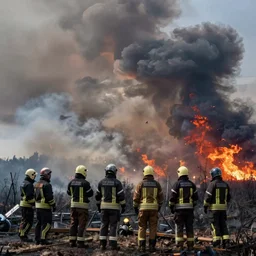 photo of european firefighters joining battle to stop french wildfires