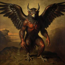 a demonic eagle-eyed devil Jan Van eyck lucian freud odd nerdrum dragan bibin john steuart curry