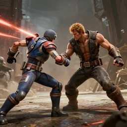 intense boss fight 3d render, 8k resolution, high definition, unreal engine