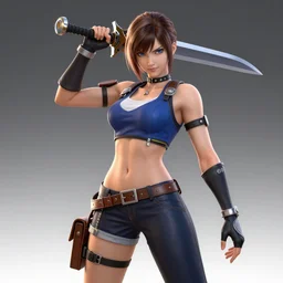 ana de armas in dead or alive 6, by artgerm
