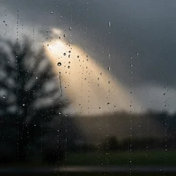 rain on a window