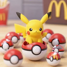 the pokemon jigglypuff stuck in the ballpit of a mcdonald's, 3 5 mm, f / 2. 8, flash photography
