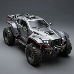 armored scifi Jeep in the style of bladerunner and alternate car one, car concept, car Design, sid mead, alex ross, intricate Details, concept art, matte painting, highly detailed, rule of thirds, dynamic lighting, cinematic, detailed, denoised, centerd, clean render
