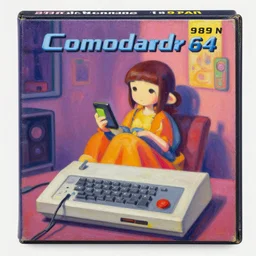 1 9 8 9 nes commodore 6 4 box art. cyberpunk japan. cozy artgerm. character class. keith parkinson. oil on canvas