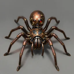 portrait shot of a steampunk robot spider, intricate, elegant, highly detailed, centered, digital painting, artstation, concept art, smooth, sharp focus, illustration, artgerm, tomasz alen kopera, peter mohrbacher, donato giancola, joseph christian leyendecker, wlop, boris vallejo