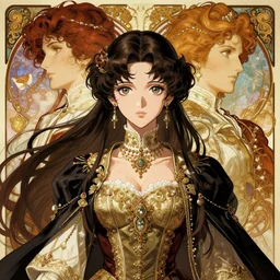 symmetry!!!!!! beautiful anime stalin girl close portrait, wearing ornate clothing, ultra detailed, elegant, intricate, anime, dynamic lighting, digital art, digital painting, artstation, wlop, sharp focus, illustration, art by artgerm and greg rutkowski and alphonse mucha, 8 k