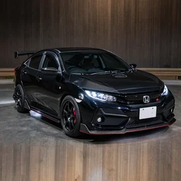 incredible japanese wood print of a of a honda civic, black, mk 1 0 license plate, stealth, night mode, spoiler, lights, custom exhaust, wing mirrors, carbon fibre, valance splitter, sports, wheel spacers, japanese, power, sleek, electric, petrol, high detail, 8 k resolution