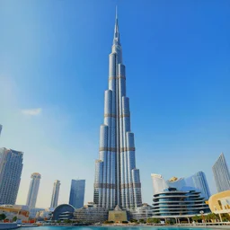The Burj Khalifa, Dubai, acrylic painting, high detail -1024