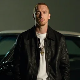 Eminem in Drive (2011), film still