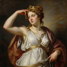 majestic gracious regal seductive deity aphrodite portrait, ancient greece, atmospheric lighting, painted, intricate, volumetric lighting, beautiful, rich deep colours masterpiece, golden hour, sharp focus, ultra detailed, by leesha hannigan, ross tran, thierry doizon, kai carpenter, ignacio fernandez rios