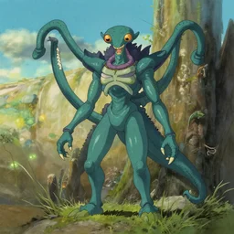 a shoggoth studio ghibli
