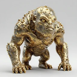 concept art of fractal patterned bismuth golem, consists of glossy bismuth fractalization, extremely high details, masterpiece, photorealistic, hyperrealism, vray, octane render, volumetric lighting, depth of field, bokeh, artstation, cgsociety by johannen voss, greg broadmore
