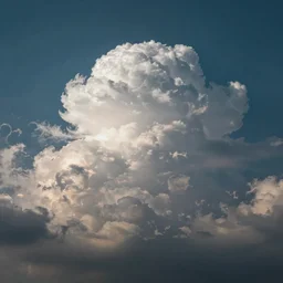 magic clouds in cyberpunk sky from text ideas