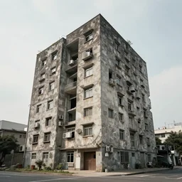 weird building, realistic photo