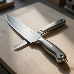 drawing of innovative concept kitchen tools by Japanese engineers,  blade runner style, 3d,  photorealism