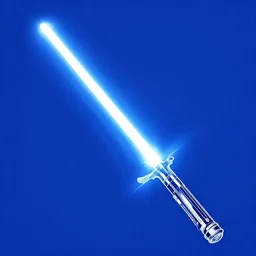 blueprint of a lightsaber, digital art