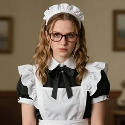 Walter white wearing a femboy maid outfit