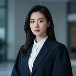 epic professional digital portrait art of Asian female lawyer with a cold, ,best on artstation, cgsociety, wlop, Behance, pixiv, astonishing, impressive, outstanding, epic, cinematic, stunning, gorgeous, much detail, much wow, key visual, masterpiece.