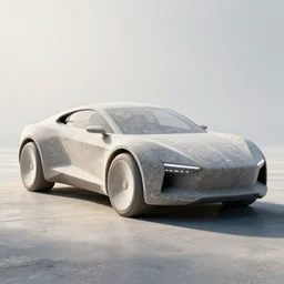 concept car made of stone