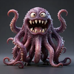 bubble tea monster with sharp teeth and tentacles, horror, created by hideo kojima, realistic, decima engine