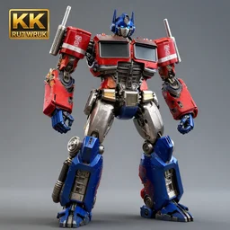 optimus prime by greg rutkwoski, unreal engine, 4 k
