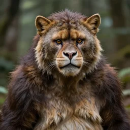a neandertal with feline features
