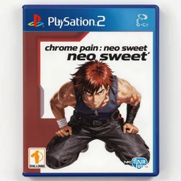 “ a scan of the cover of a playstation 2 game titled ‘ chrome pain : neo sweet ’ ”