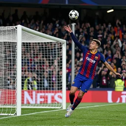 tony hawk playing for barcelona and scoring the winning goal in the champions league final