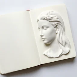 sketchbook pages paper mache, magnificent, medium shot, details, sharp focus, elegant, highly detailed, illustration, by jordan grimmer and greg rutkowski, intricate, beautiful, trending artstation, pixiv, digital art
