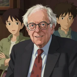 bernie sanders, portrait shinkai makoto studio ghibli studio key hideaki anno sakimichan stanley artgerm lau rossdraws james jean marc simonetti elegant highly detailed digital painting artstation pixiv